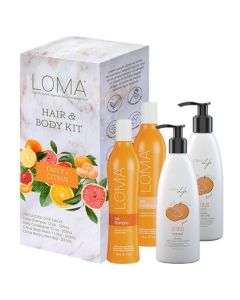 Loma Hair & Body Daily Citrus Holiday 4 pc Set