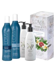 Loma Moisturizing Shampoo & Conditioner Plus Free Body Wash & Lotion