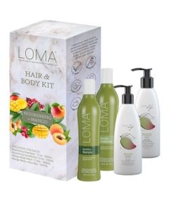 Loma Hair & Body Nourishing + Mango Holiday 4 pc Set