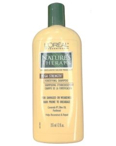 L'Oreal Nature's Therapy Mega Strentgh Fortifying Shampoo 12 oz (Disc)