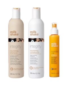 Milkshake Integrity Nourishing Shampoo 10.1 oz, Conditioner 10.1 oz & Incredible Milk 12 Effects Leave-In Treatment 5.1 oz Trio Boxed