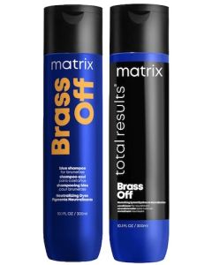 Matrix Brass Off Blue Shampoo & (Disc) Total Results Brass Off Conditioner 10.1 oz Duo