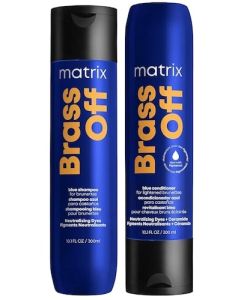 Matrix Brass Off Blue Shampoo and Conditioner 10.1 oz Duo