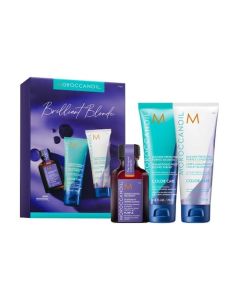 Moroccanoil Brilliant Blonde Travel Set