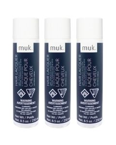 Muk Mens Hair Lacquer Hairspray 8.5 oz - 3 Pack