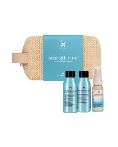 Pureology Strength Cure Travel Shampoo, Conditioner, Leave In & Mesh Bag