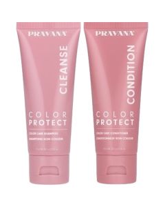Pravana Color Protect Cleanse Shampoo/Conditioner 2 oz Duo