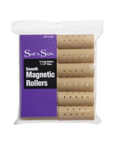 Soft 'N Style Magnetic Rollers 1 1/8" Diam. 800XLGBG