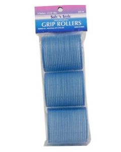 Soft N Style Self-Holding Grip Rollers 2 1/8" 3 Pack