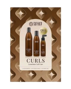 Surface Curls Shampoo, Conditioner, Spray Gel Boxed Trio