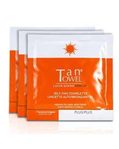 Tan Towel Self-Tan Towelette Plus Full Body .50 oz x 50 Pack