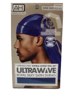 Ultrawave Satin Durag Blue Hfdr02