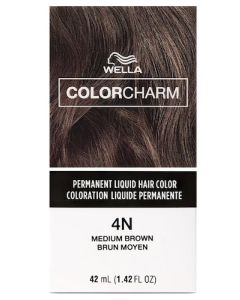 Wella Color Charm Permanent Liquid Haircolor 4N Medium Brown 1.4 oz