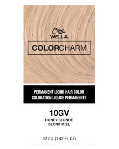 Wella Color Charm Permanent Liquid Haircolor 10GV Honey Blonde 1.4 oz Wella Color Charm Permanent Liquid Haircolor 10GV Honey Blonde 1.4 oz