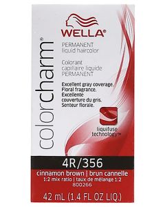 Wella Color Charm Permanent Liquid Haircolor 4R/356 Cinnamon Brown 1.4 oz