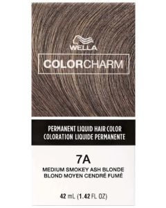 Wella Color Charm Permanent Liquid Haircolor 7A Medium Smokey Ash Blonde 1.4 oz