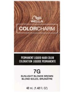 Wella Color Charm Permanent Liquid Haircolor 7G Sunlight Blonde Brown 1.4 oz