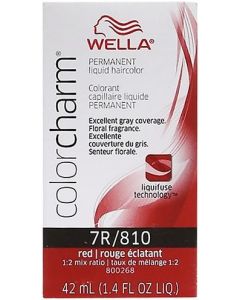 Wella Color Charm Permanent Liquid Haircolor 7R/810 1.4 oz