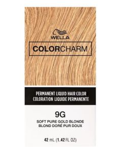 Wella Color Charm Permanent Liquid Haircolor 9G Soft Pure Gold Blonde 1.4 oz
