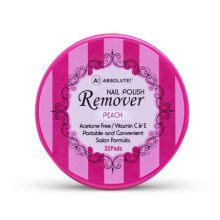 Absolute! Nail Polish Remover Pads Peach Scent 32 ct