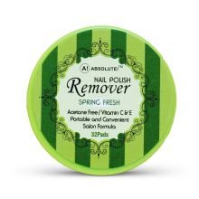 Absolute! Nail Polish Remover Pads Spring Fresh Scent 32 ct