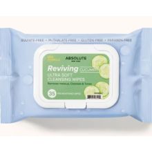 Absolute New York Reviving Cucumber Ultra Soft Cleansing Wipes 35 ct