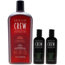American Crew 3-In-1 Shampoo, Conditioner & Bodywash
