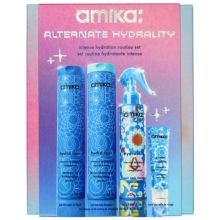 Amika Hydro Rush Shampoo, Conditioner, Leave In Conditioner + Dream Routine Set Boxed