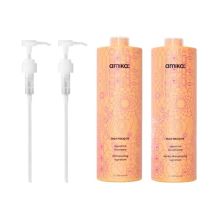 Amika Normcore Signature Shampoo & Conditioner 33.8 oz Duo With Free Liter Pumps