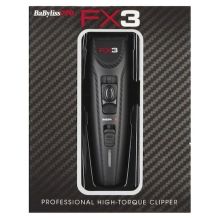BaBylissPRO FX3 Professional High Torque Clipper - Black