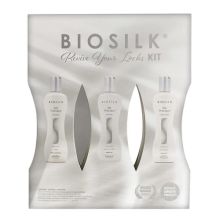 Biosilk Original Silk Therapy Shampoo, Conditioner & Leave-In Treatment 7 oz - Revive Your Locks Kit