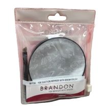 Brandon 10x Suction Mirror With Brow Brush M-735