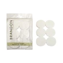 Brandon Cosmetics 6 Round Sponges