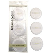 Brandon Cosmetics Three Powder Puffs #9326