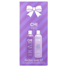 CHI Vibes Hair To Slay Daily Moisturizing Shampoo & Split-End Mending Conditioner 12 oz - Moisture Goals Kit