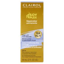 Clairol Soy4Plex 12A/HL-V High Lift Cool Blonde LiquiColor Permanent Hair Color