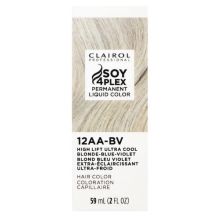 Clairol Soy4Plex 12AA-BV High Lift Ultra Cool Blonde Blue Violet Permanent Liquid Hair Color