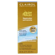 Clairol Soy4Plex 2AA/48D Dark Ultra Cool Brown LiquiColor Permanent Hair Color