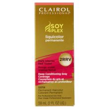 Clairol Soy4Plex 2RRV Dark Intense Red Violet LiquiColor Permanent Hair Color