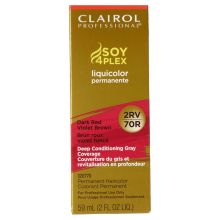 Clairol Soy4Plex 2RV/70R Dark Red Violet Brown LiquiColor Permanent Hair Color