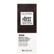 Clairol Soy4Plex 3GN Medium Gold Neutral Brown LiquiColor Permanent Hair Color