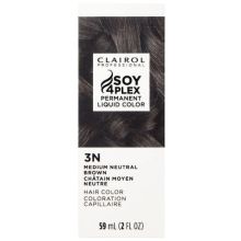 Clairol Soy4Plex 3N Medium Neutral Brown LiquiColor Permanent Hair Color