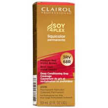 Clairol Soy4Plex 3RV/68R Medium Red Violet Brown LiquiColor Permanent Hair Color