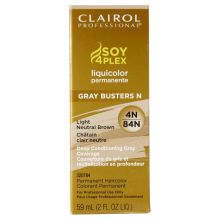 Clairol Soy4Plex 4N/84N Light Neutral Brown LiquiColor Permanent Hair Color