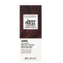 Clairol Soy4Plex 4RN Light Red Neutral Brown Permanent Liquid Hair Color
