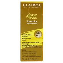 Clairol Soy4Plex 6G/74G Dark Golden Blonde LiquiColor Permanent Hair Color