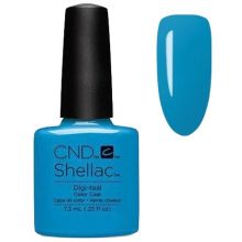 CND Shellac Gel Nail Plolish - Digi-Teal 0.25 oz