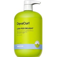 DevaCurl Low-Poo Delight Mild Lather Cleanser For Lightweight Moisture 32 oz