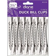 Diane 12-Pack Duck Bill Clips 3-1/2"