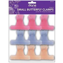 Diane Butterfly Clamps Small Frosty 9-Pack D14F